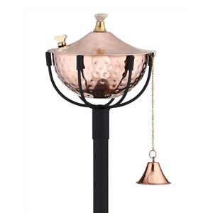 MAUI tiki torches NIB - Real Copper hammered with pole & Claw